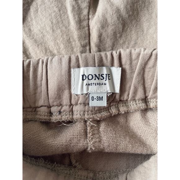 Donsje Amsterdam Baby Boy or Girl Pull On Neutral Pants 0-3 Months - Picture 4 of 5